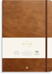 Cover von Burde Notizbuch Deluxe B5 Braun