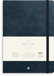 Cover von Burde Notizbuch Deluxe A5 Blau