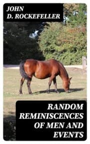 Cover von Random Reminiscences of Men and Events