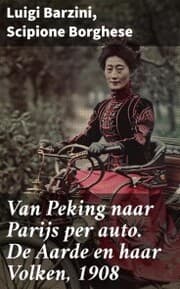 Cover von Van Peking naar Parijs per auto. De Aarde en haar Volken, 1908