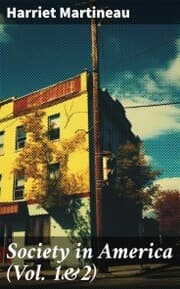 Cover von Society in America (Vol. 1&2)