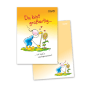 Cover von OUPS Notizblock A6 - unliniert - orange