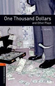 Cover von One Thousand Dollars and Other Plays