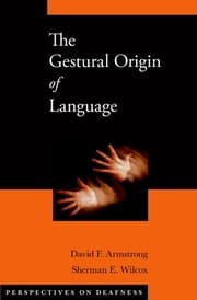 Cover von The Gestural Origin of Language