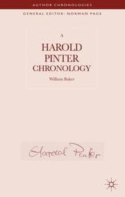 Cover von A Harold Pinter Chronology