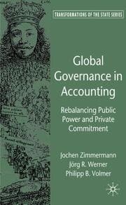 Cover von Global Governance in Accounting