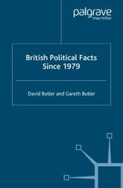 Cover von British Political Facts Since 1979