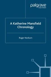 Cover von A Katherine Mansfield Chronology