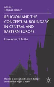 Cover von Religion and the Conceptual Boundary in Central and Eastern Europe