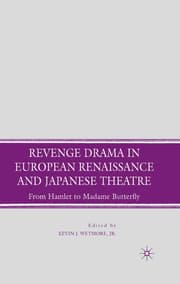 Cover von Revenge Drama in European Renaissance and Japanese Theatre
