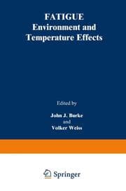 Cover von Fatigue: Environment and Temperature Effects