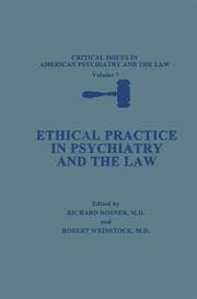 Cover von Ethical Practice in Psychiatry and the Law