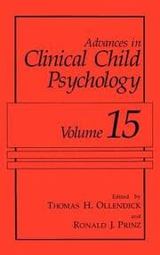 Cover von Advances in Clinical Child Psychology