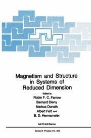 Cover von Magnetism and Structure in Systems of Reduced Dimension