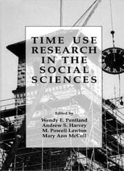 Cover von Time Use Research in the Social Sciences