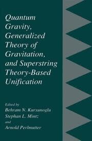 Cover von Quantum Gravity, Generalized Theory of Gravitation and Superstring Theory-Based Unification
