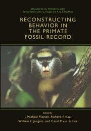 Cover von Reconstructing Behavior in the Primate Fossil Record