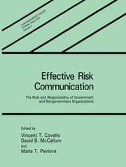 Cover von Effective Risk Communication: