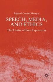 Cover von Speech, Media and Ethics