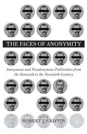 Cover von Faces of Anonymity