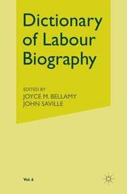 Cover von Dictionary of Labour Biography