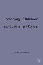 Cover von Technology, Institutions and Government Policies