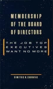Cover von Membership of the Board of Directors