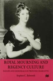 Cover von Royal Mourning and Regency Culture