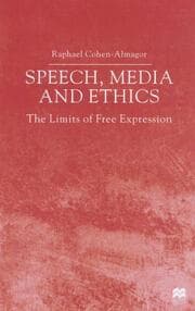 Cover von Speech, Media and Ethics
