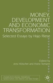 Cover von Money, Development and Economic Transformation