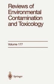 Cover von Reviews of Environmental Contamination and Toxicology, Volume 177