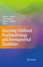 Cover von Assessing Childhood Psychopathology and Developmental Disabilities