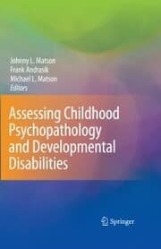 Cover von Assessing Childhood Psychopathology and Developmental Disabilities