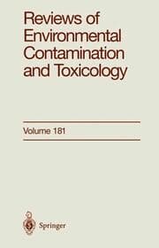 Cover von Reviews of Environmental Contamination and Toxicology 181