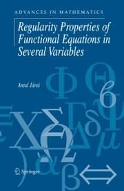 Cover von Regularity Properties of Functional Equations in Several Variables