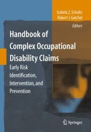 Cover von Handbook of Complex Occupational Disability Claims