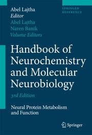 Cover von Neural Protein Metabolism and Function