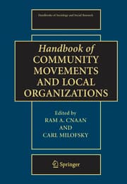 Cover von Handbook of Community Movements and Lokal Organizations