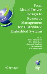Cover von From Model-Driven Design to Resource Management for Distributed Embedded Systems