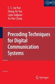 Cover von Precoding Techniques for Digital Communication Systems