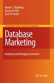 Cover von Database Marketing: Theory and Practice