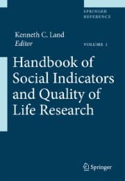 Cover von Handbook of Social Indicators and Quality of Life Research