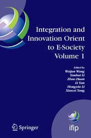 Cover von Integration and Innovation Orient to E-Society Volume 1