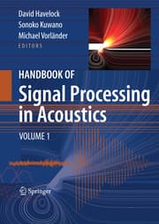 Cover von Handbook of Signal Processing in Acoustics