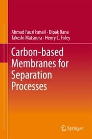 Cover von Carbon-based Membranes for Separation Processes