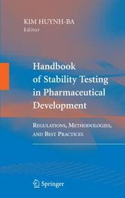Cover von Handbook of Stability Testing in Pharmaceutical Development