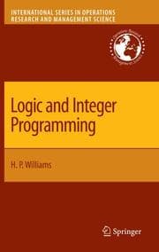 Cover von Logic and Integer Programming