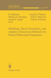 Cover von Modeling, Mesh Generation, and Adaptive Numerical Methods for Partial Differential Equations