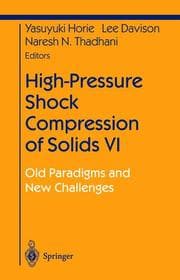 Cover von High-Pressure Shock Compression of Solids VI