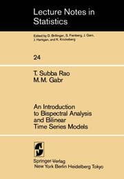 Cover von An Introduction to Bispectral Analysis and Bilinear Time Series Models